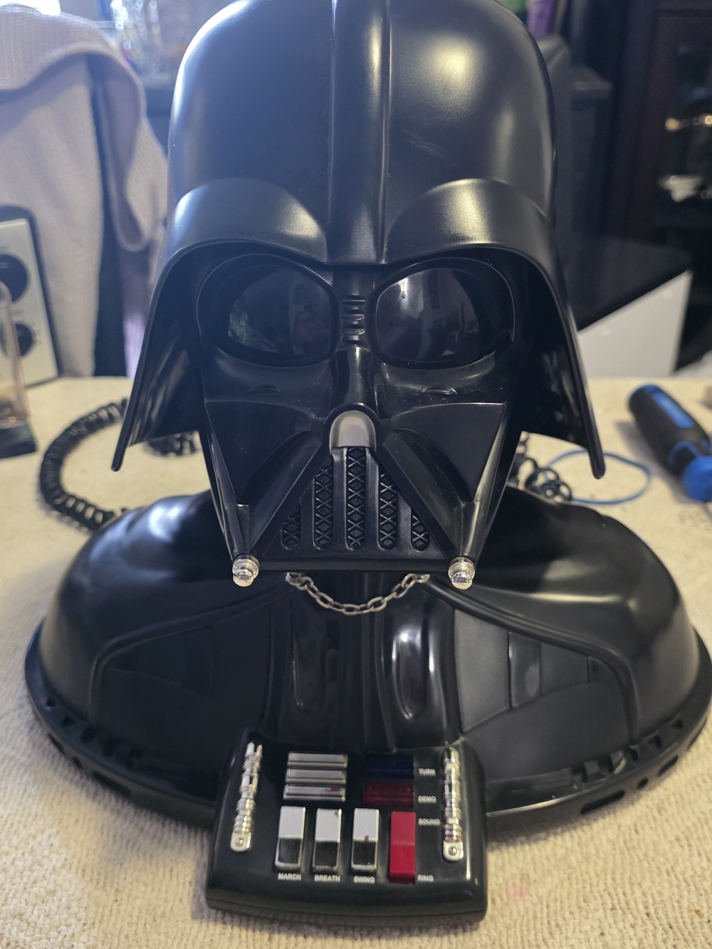 Darth Vader Helmet Telephone - Black